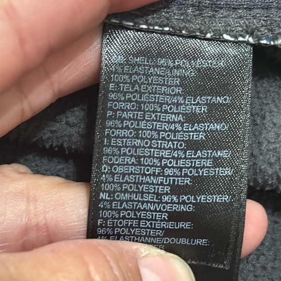 (P1) The North Face men's jacket in grey, with fleece lining, size M - Picture 13 of 16